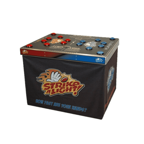 Strike A Light Tabletop Hire — LED reaction game for corporate events, exhibitions and brand activations