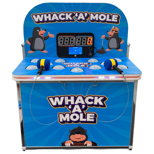 Whack a Mole Game Hire — LED reflex arcade featured for corporate event entertainment