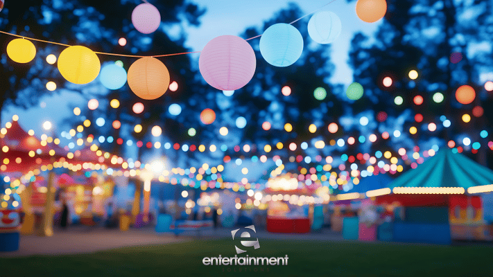Carnival games for hire at corporate event with interactive entertainment